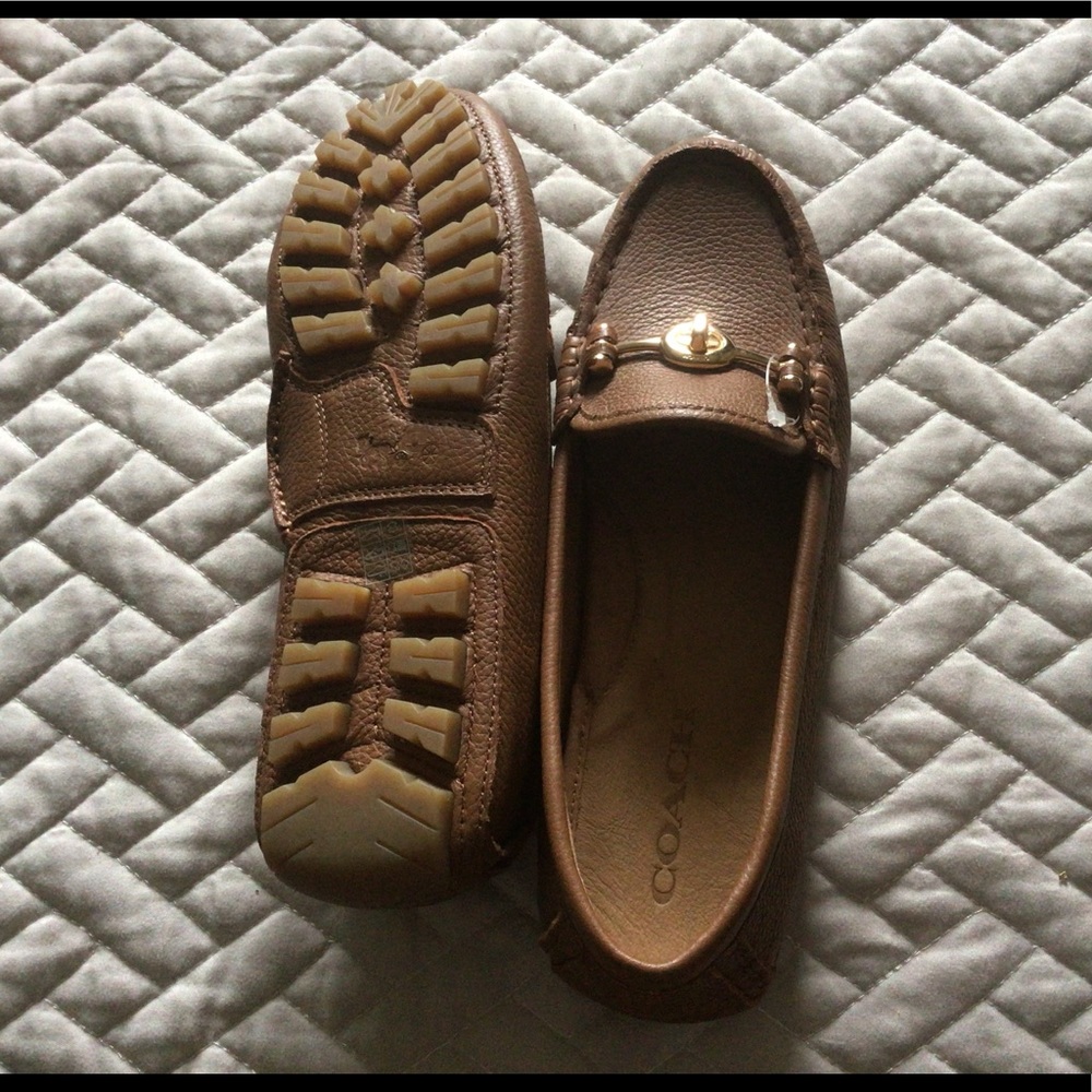 BROWN COACH CLASSIC LOAFERS